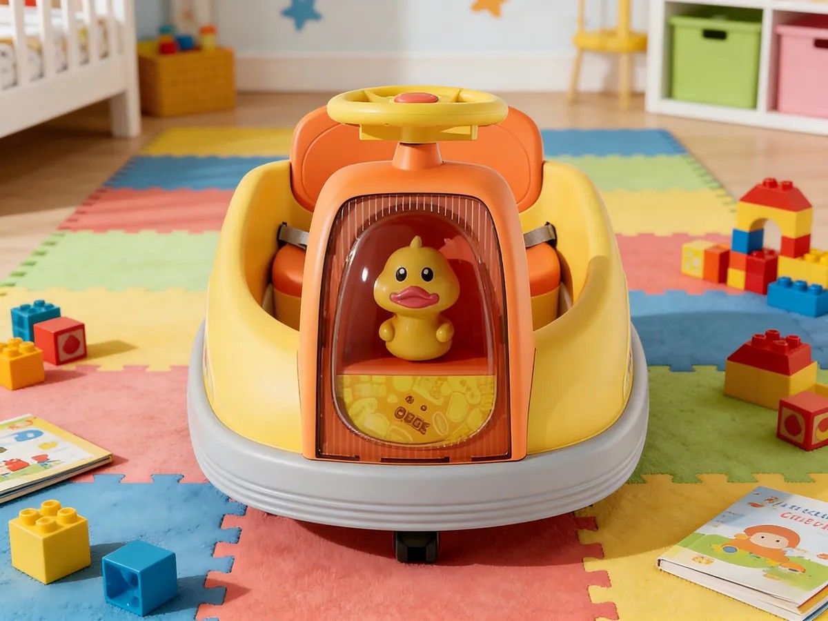 children's-electric-bumper-car-outdoor-drift-rotating-kart-car-remote-control-toy-baby-can-sit