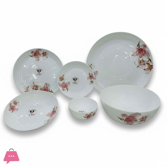 DEWALI OPALWARE MARBLE DINNER SET 26 PCS (SAINA)