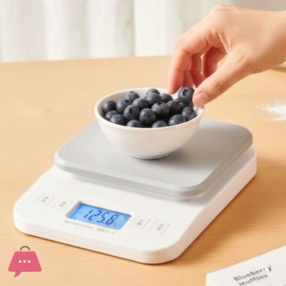 ECOCO Kitchen Electronic Weight Scale Kitchen Scale Cooking Scale, LCD Digital Scale Baking Utensils