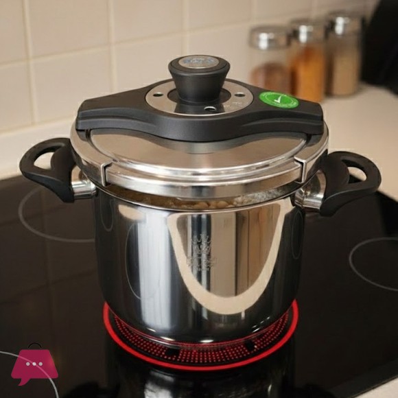 Falez Premium Stainless Steel Pressure Cooker – 7-Liter