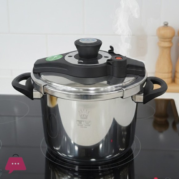 Falez Premium Stainless Steel Pressure Cooker – 7-Liter