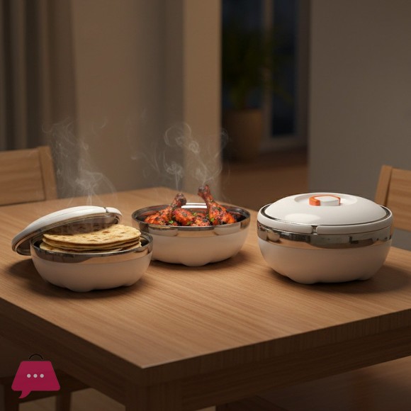 Functional Elegance Insulated Hot Pot Set 3 Pcs