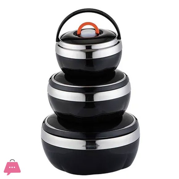 Functional Elegance Insulated Hot Pot Set 3 Pcs
