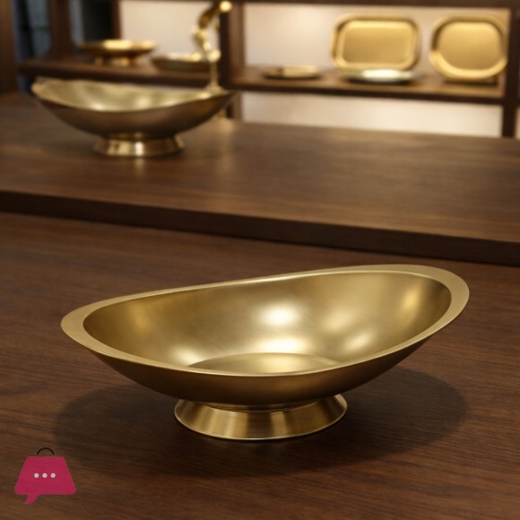 Golden Food Bowl – 17 cm & 23 cm