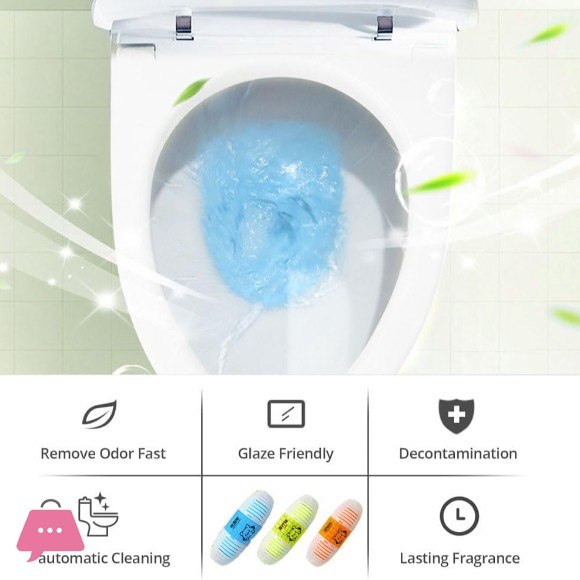 Goodern Toilet Bowl Cleaner,3PCS Scent Toilet Cleaner Hanging Bathroom Toilet Tank Cleaner