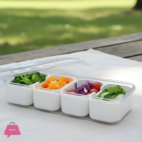 Heavy Duty 4 Grid Storage Box