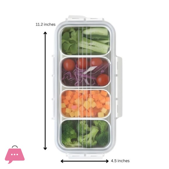 Heavy Duty 4 Grid Storage Box