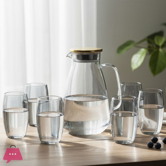 High Borosilicate Water Set of 7