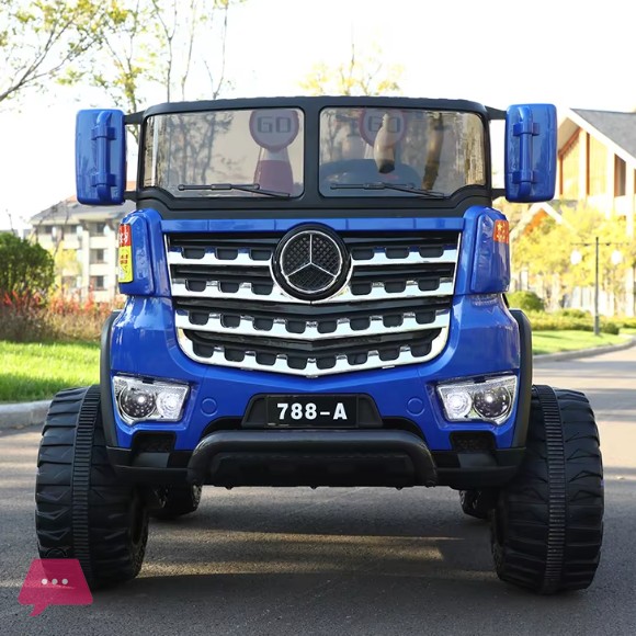 Kids Electric Ride on Dump Truck Kids Ride on Jumbo Remote Control Dump Truck - 2 Seats Four-Wheel