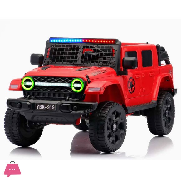 Kids Electric Ride on Jeep with USB, MP3 Flashing Light with Remote Control YBK-919