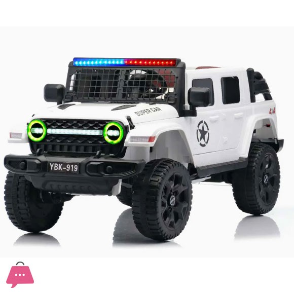 Kids Electric Ride on Jeep with USB, MP3 Flashing Light with Remote Control YBK-919
