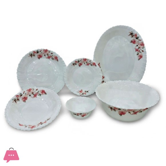 KINGRI OPALWARE MARBLE DINNER SET 26 PCS (SARINA)