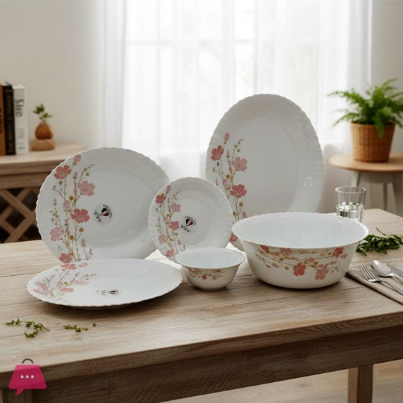 KINGRI OPALWARE MARBLE DINNER SET 26 PCS (SOFIA)