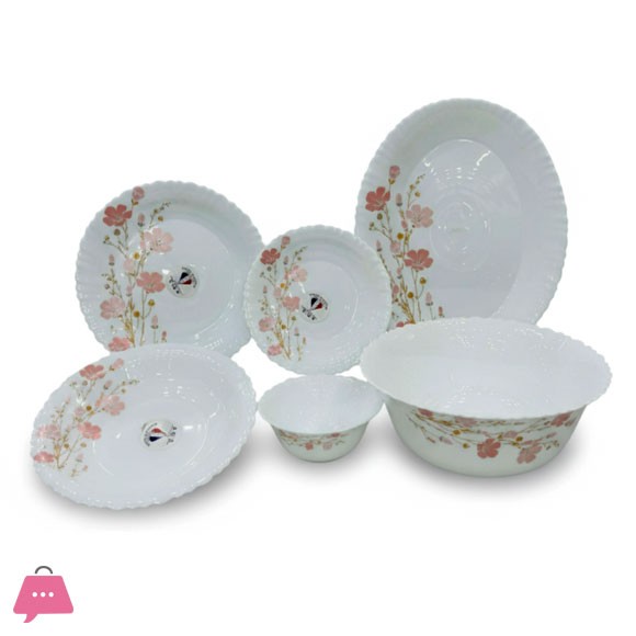 KINGRI OPALWARE MARBLE DINNER SET 26 PCS (SOFIA)