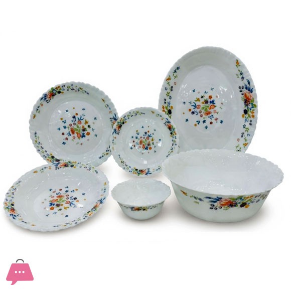 KINGRI OPALWARE MARBLE DINNER SET 26 PCS (VICTORIA)