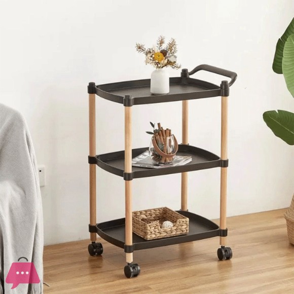 Modern Multilevel Durable Movable Storage Trolley Cart