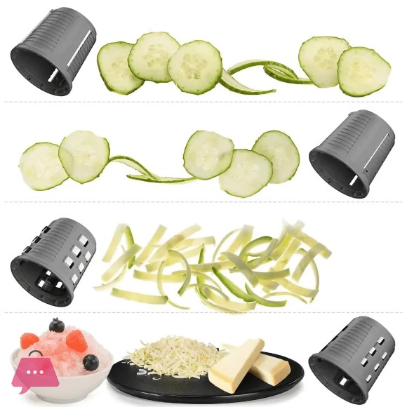 Electric Handheld Vegetable Cutter | Stainless Steel Multi-Functional Veg Slicer & Grass Chopper | USB Rechargeable Kitchen Tool