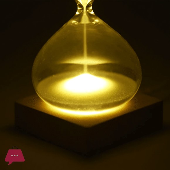Natural Hourglass Table Light