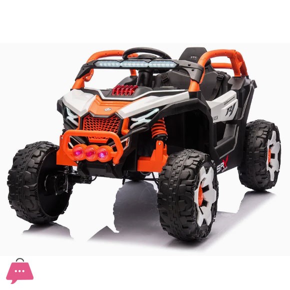 New Kids RC Ride on Monter Jeep Electric Ride on Car with LED Light Early Education for 3-10 Year Old Children