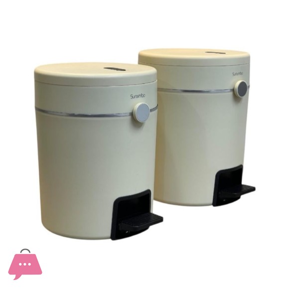 Plastic Waste Bin, Foot Pedal 10-Liter