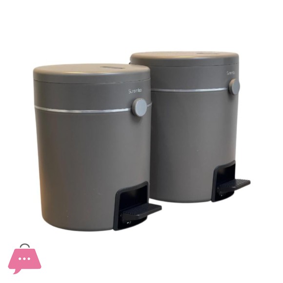 Plastic Waste Bin, Foot Pedal - 8Liter