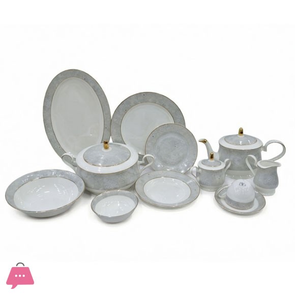 Royal Elegant Porcelain Dinner Set 61 Pieces