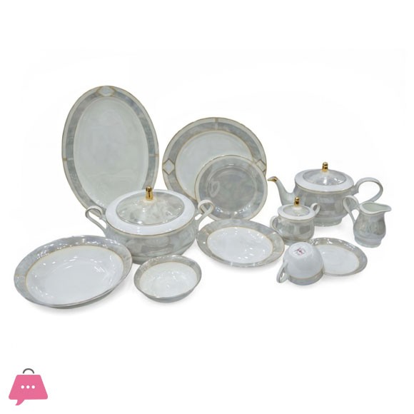 Royal Elegant Porcelain Dinner Set 61 Pieces