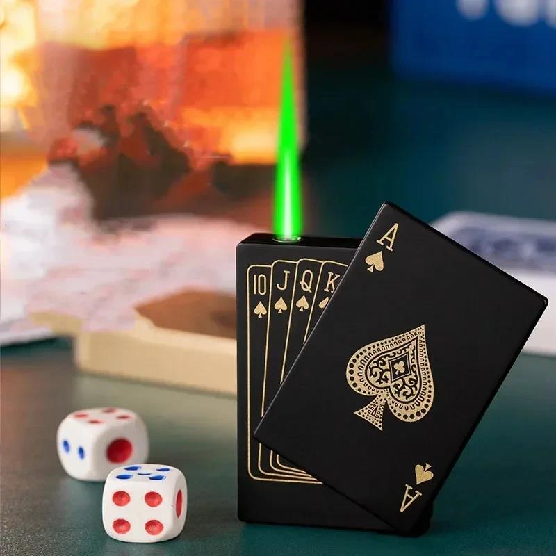 Creative Playing Card Lighter Jet Flame Lighter
