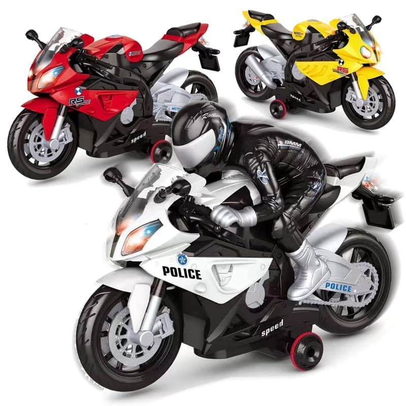 Sports Bike Remote Control Rechargeable R/C 1:20 Bike With Light And Music - 565-R4