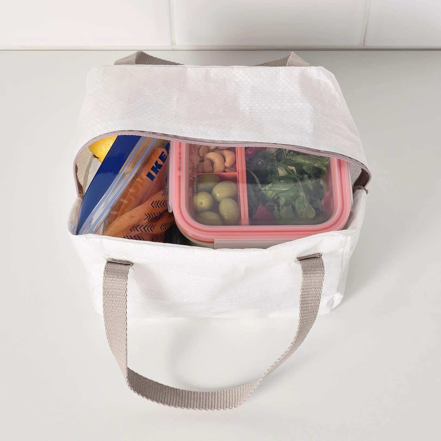 IKEA Lunch bag white/beige