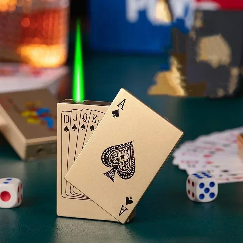 Creative Playing Card Lighter Jet Flame Lighter