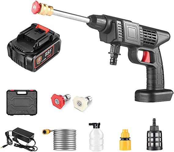 2 Battery+Brief Case Cordless Powerful Pressure Washer
