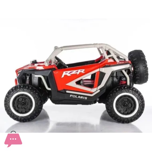 Battery Powered UTV Similar to Polaris 24v Full Leather Rubber for Kids
