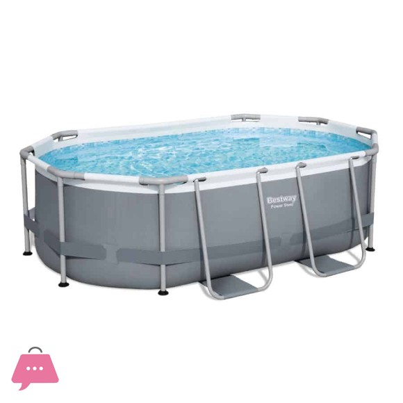 Bestway - 5614A Power Steel Oval Above Ground Pool