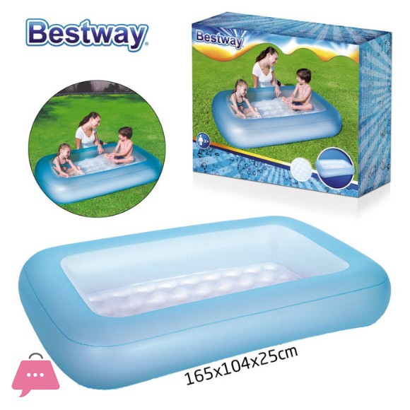 Bestway Aquababe Pool with Inflatable Bottom 65 x 41 x 10 Inch - 51115