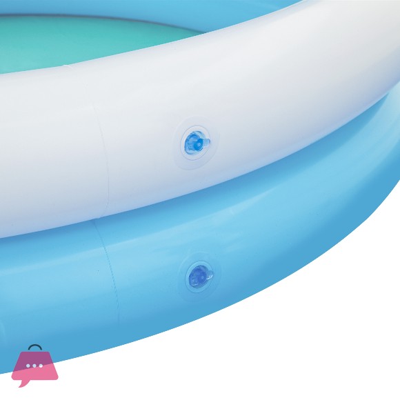 Bestway Childrens Inflatable Pool Shark with Sprinkler - 163x127x92cm - 53157