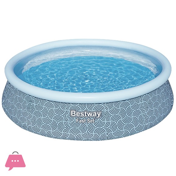 Bestway Fast Set Round Above Ground 15 Feet x 42 Inch - 57372