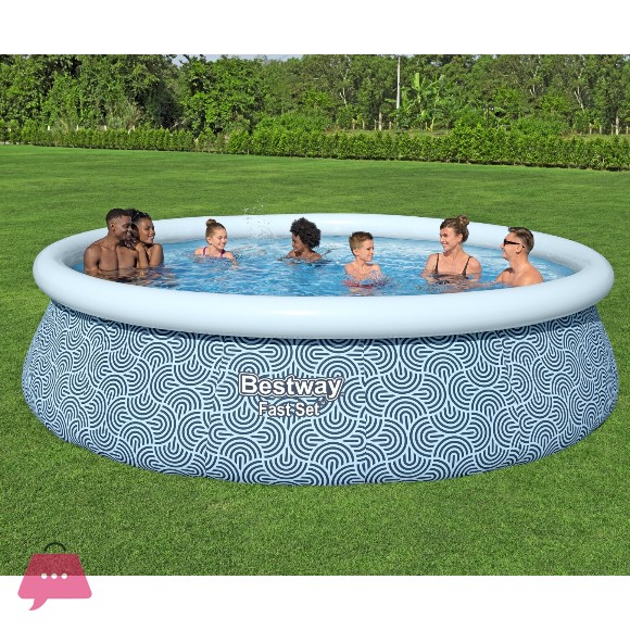 Bestway Fast Set Round Above Ground 15 Feet x 42 Inch - 57372