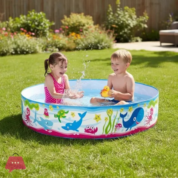 Bestway Fill N Fun Ocean Life Vinyl kids Play without Air Pool 5-Feet - 55029