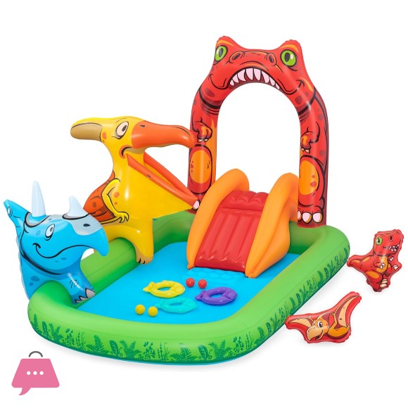 Bestway Inflatable Dinosaur Adventure Play Center -53160