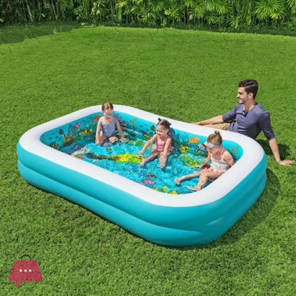 Bestway Inflatable 3d Undersea Adventure Swimming Pool - 54177