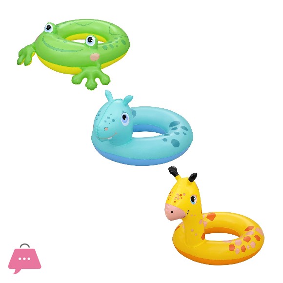 Bestway Inflatable Animal Design Swimming Ring for Kids - 36464