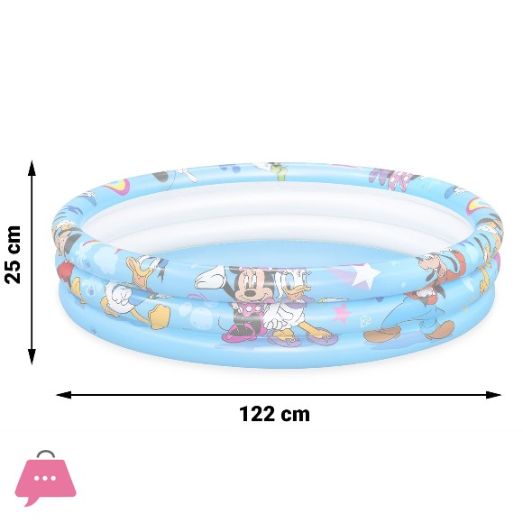Bestway Inflatable Disney Characters Kiddie Pool 48 x 10 Inch - 91007