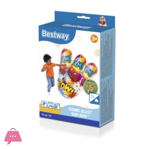 Bestway Inflatable Punching Bag Boxing Children Games Sport Toys for Boys Girls 5+ - 52630
