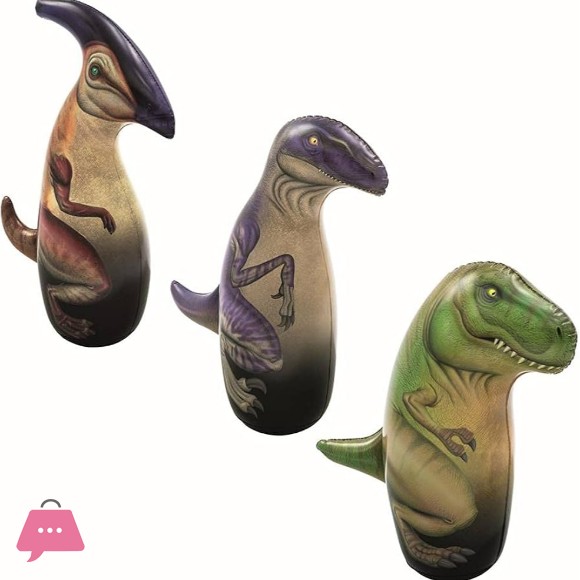 Bestway Inflatable Punching Bag Boxing Dinosaur Bags 3D Children Games Sport Toys for Boys Girls 5+ - 52287