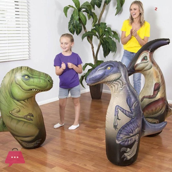 Bestway Inflatable Punching Bag Boxing Dinosaur Bags 3D Children Games Sport Toys for Boys Girls 5+ - 52287