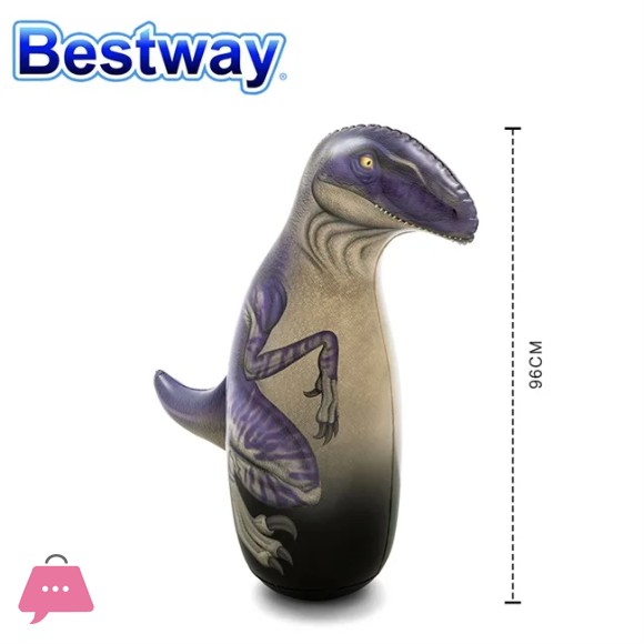 Bestway Inflatable Punching Bag Boxing Dinosaur Bags 3D Children Games Sport Toys for Boys Girls 5+ - 52287