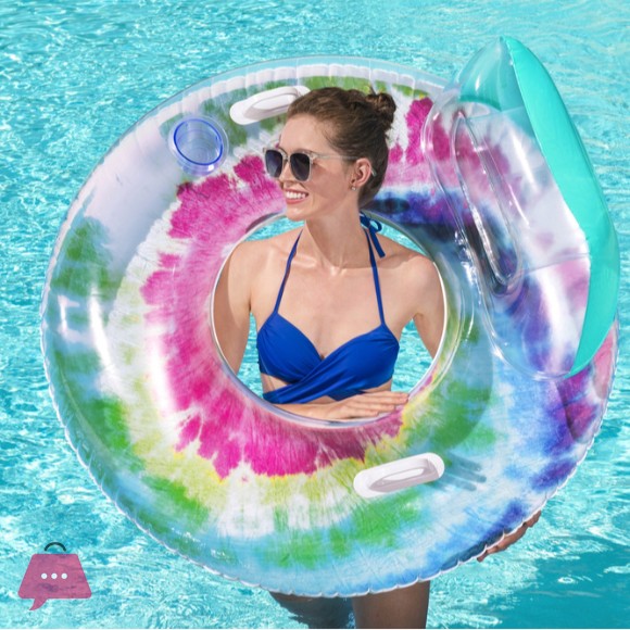 Bestway Inflatable Swimming Ring Tie Dye 118 cm - 43637
