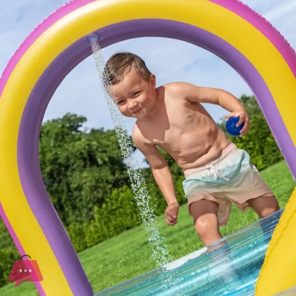 Bestway Rainbow Inflatable Play Center - 53174