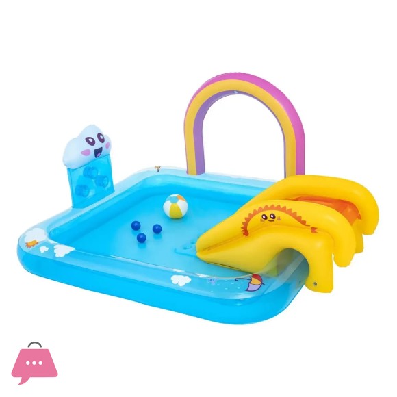 Bestway Rainbow Inflatable Play Center - 53174
